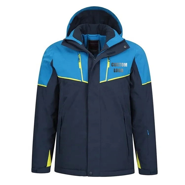 Functional High Quality Custom Ski Jacket Outdoor Men Waterproof Jacket Ski