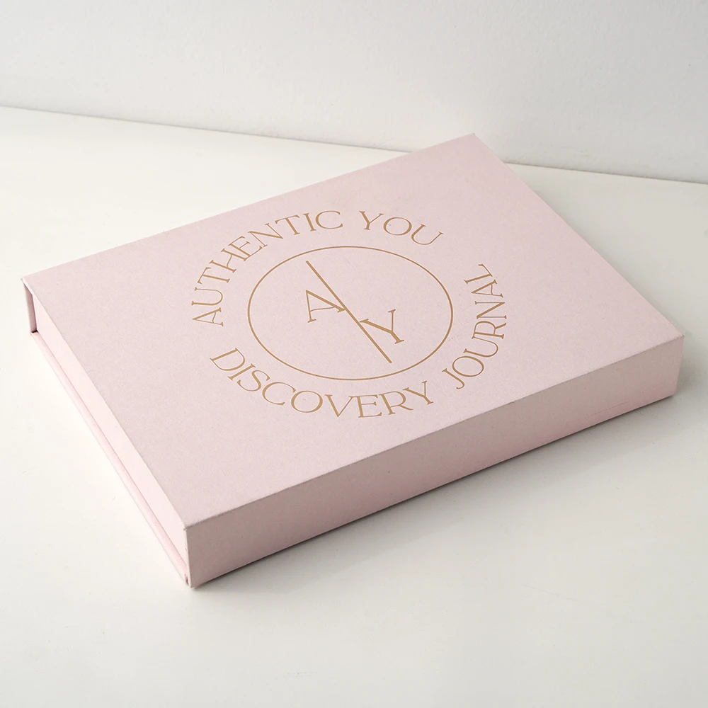 Wholesale Custom Printing Hardcover Planner PU Leather Manifest Authentic Journal Notebook With Gift Box