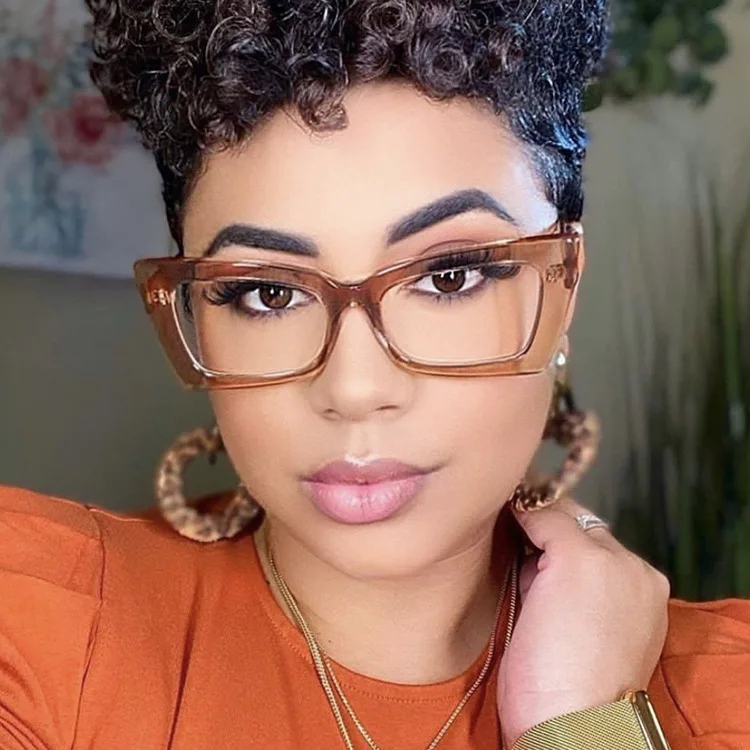 DL Glasses Square Cat Eye Reading Glasses Blue Light Blocking Women Fashion Rectangle Brand Designer Cateye Eyeglasses Frames