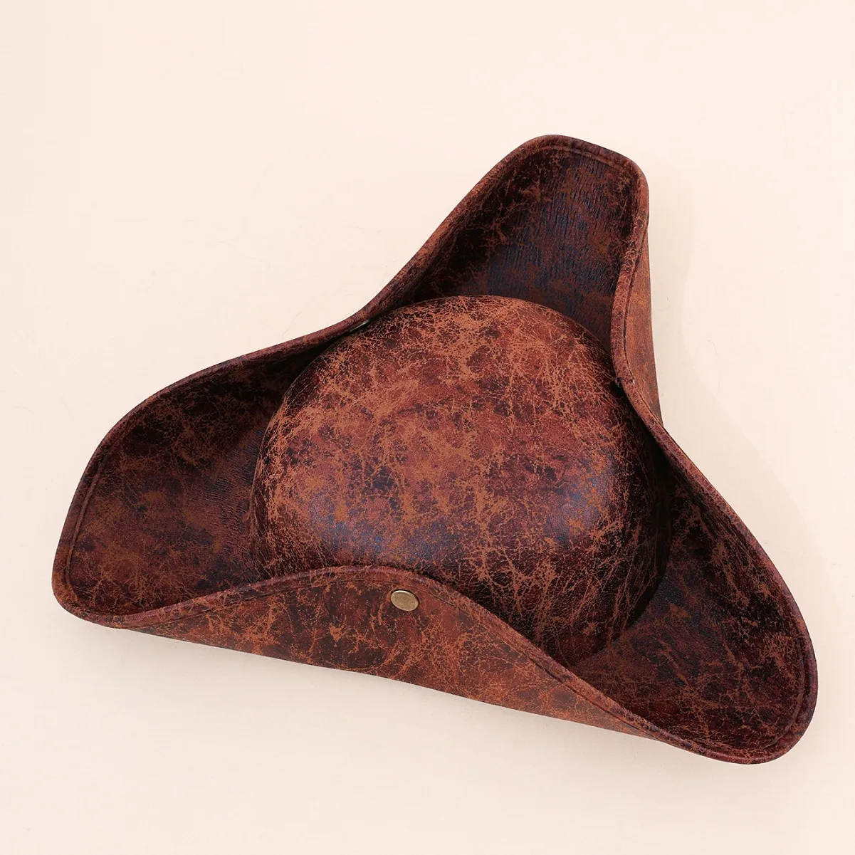 Wholesale adult cosplay pirate hat vintage foldable Halloween party captain hats