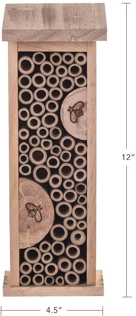 Chinese Hanging wooden insect hotel hot bee house butterfly house ibei