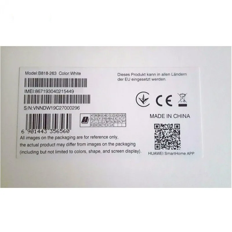 Разблокированный новый Huawei B818 B818-263 4G Роутер 3 Prime LTE CAT19 B1 / 3/5/7/8/20/26/28/32/38/40/41/42/43 беспроводной маршрутизатор
