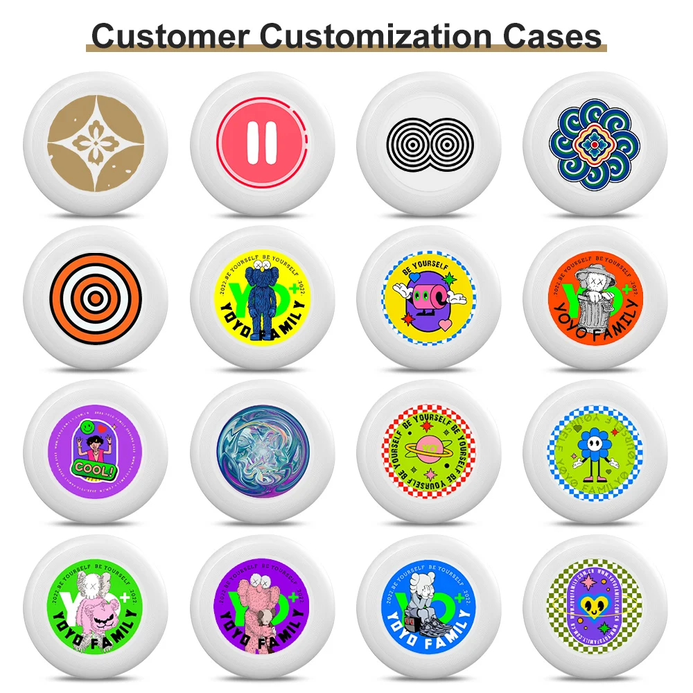 Custom Print Adult Professional Competitive Sports Disc PE Ultimate Frisbeed 175g