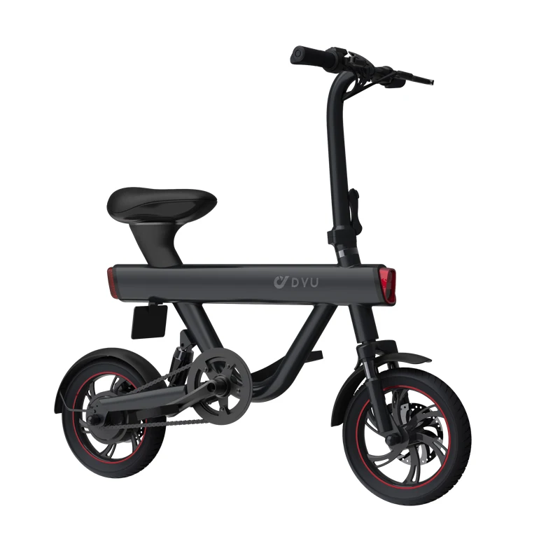 DYU V1 36V 250W Motor 10AH Battery Special Design comfortable saddle Long Range Mini E-Bike Electric