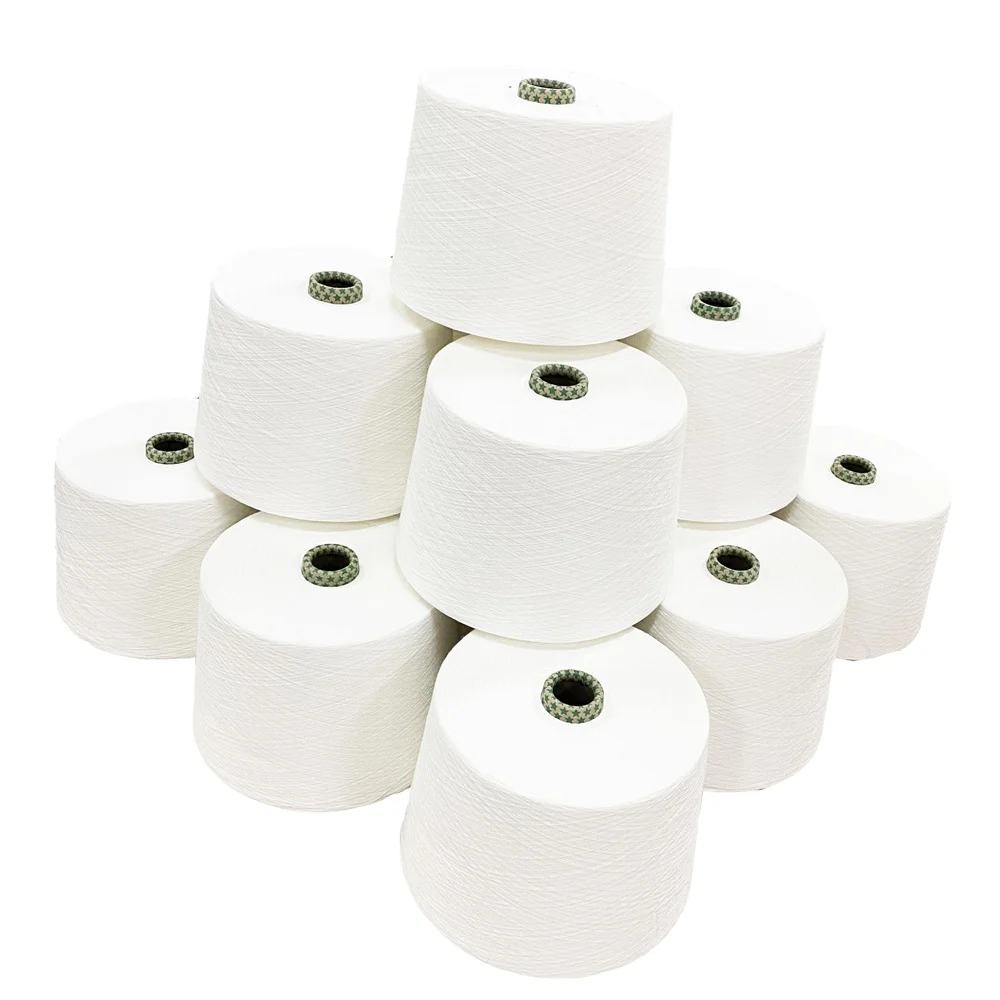 100% hemp ring spun/siro compact yarn for knitting weaving NE15S-80S Pure Hemp Yarn Raw White Factory Supply