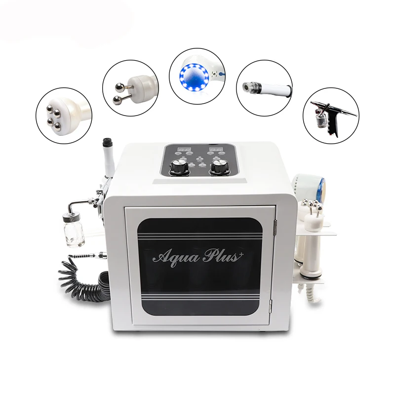 7 In 1 Aqua Plus Multifunctional Hydra Ultra Small Bubble Oxygen Jet Spray Photon Skin Peeling Hydro Microdermabrasion Machine