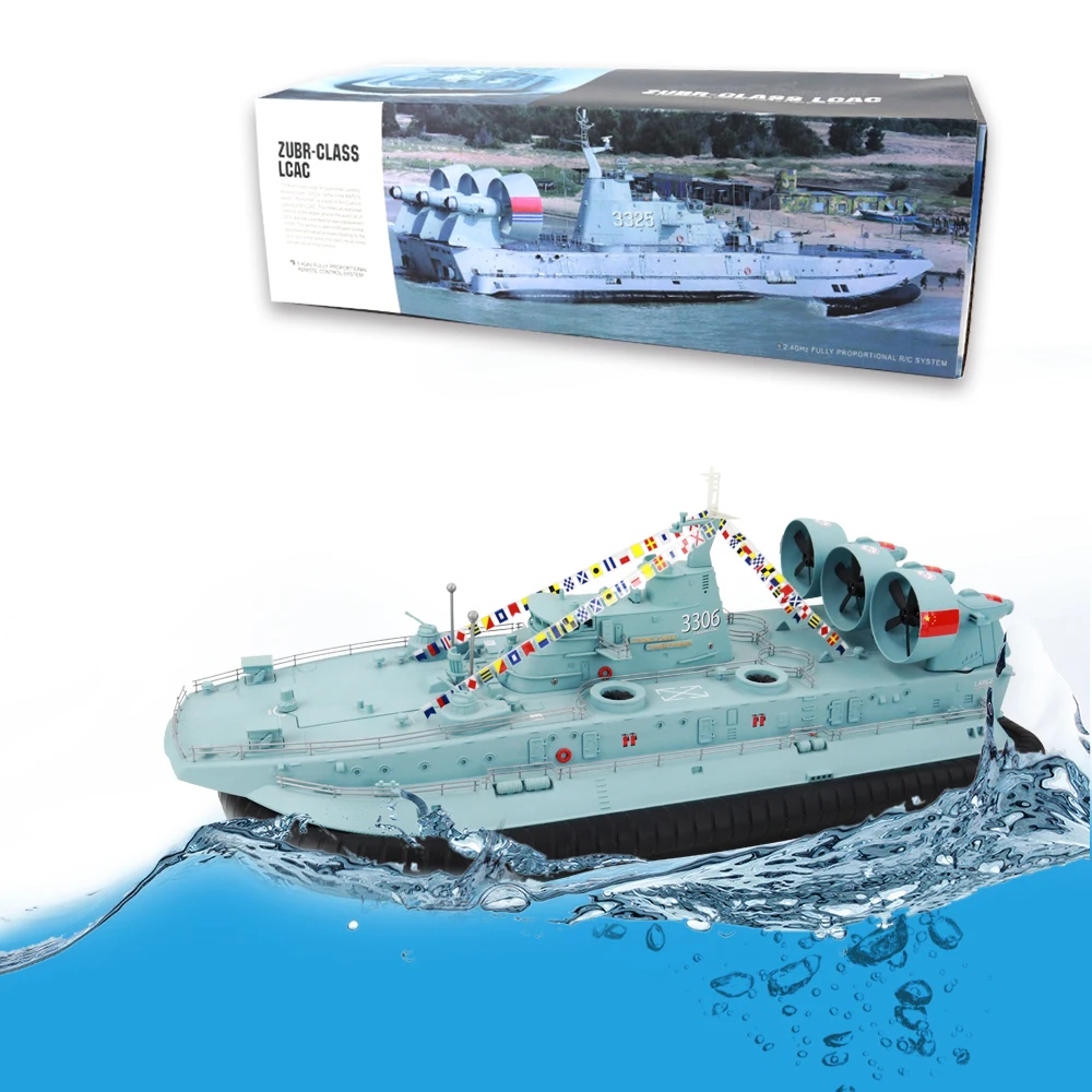 HG-C201 Amazon hot selling remote control RC boat hovercraft speed electric jut yacht boat ship toys
