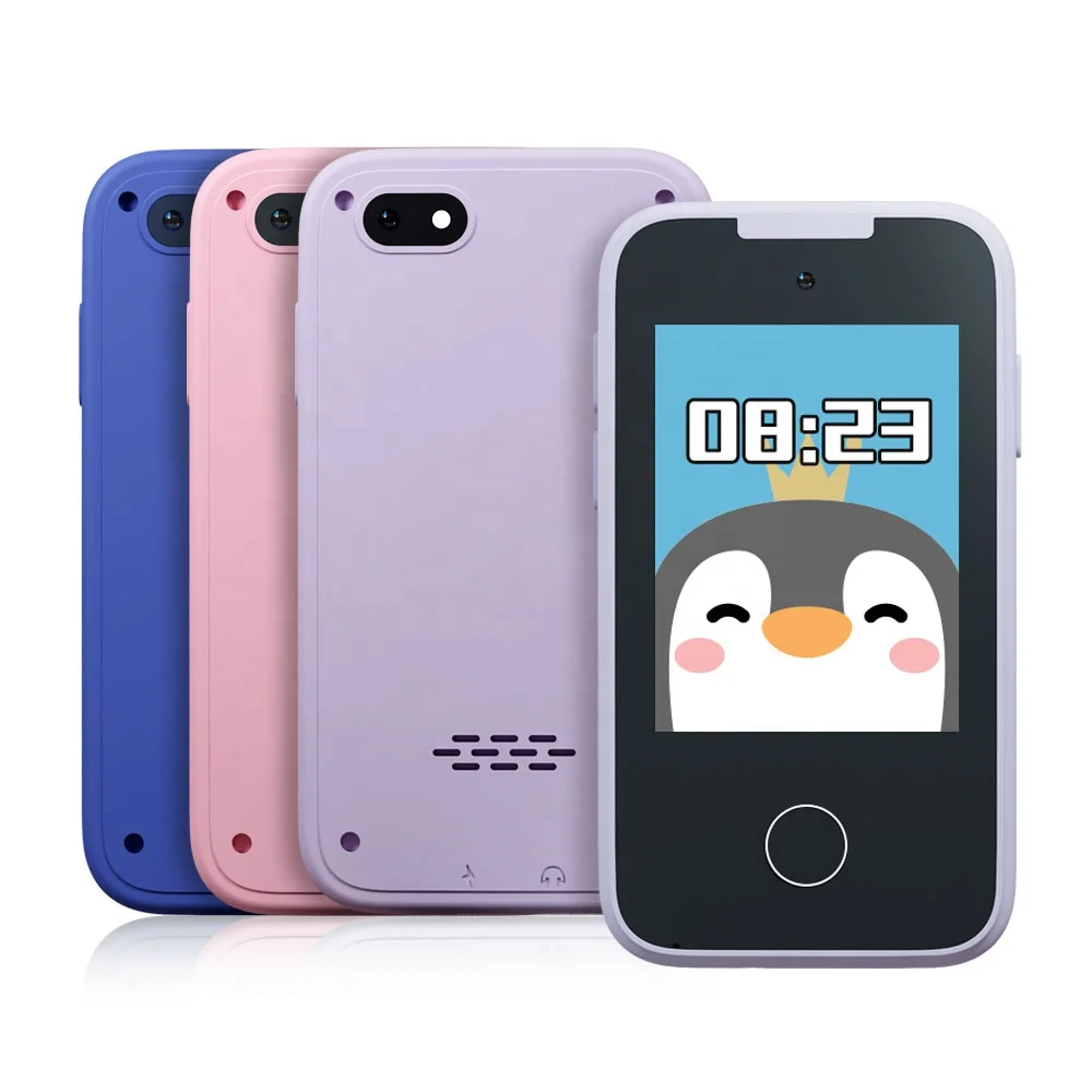 YMX PH05 2.8 2.4 2.0 2 Inch Educational Touch Screen Kids Toy Mobile Smart Cell Phone Smartphone with Flashlight for Children