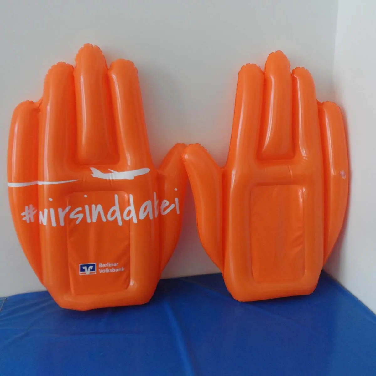 Custom Printing Inflatable Hand Cheering Stick