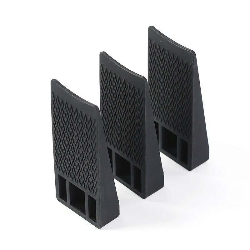 Door Stop Silicone Flexible Door Stopper Wedge Smart Stackable Slip-Resistant Design Door Holder