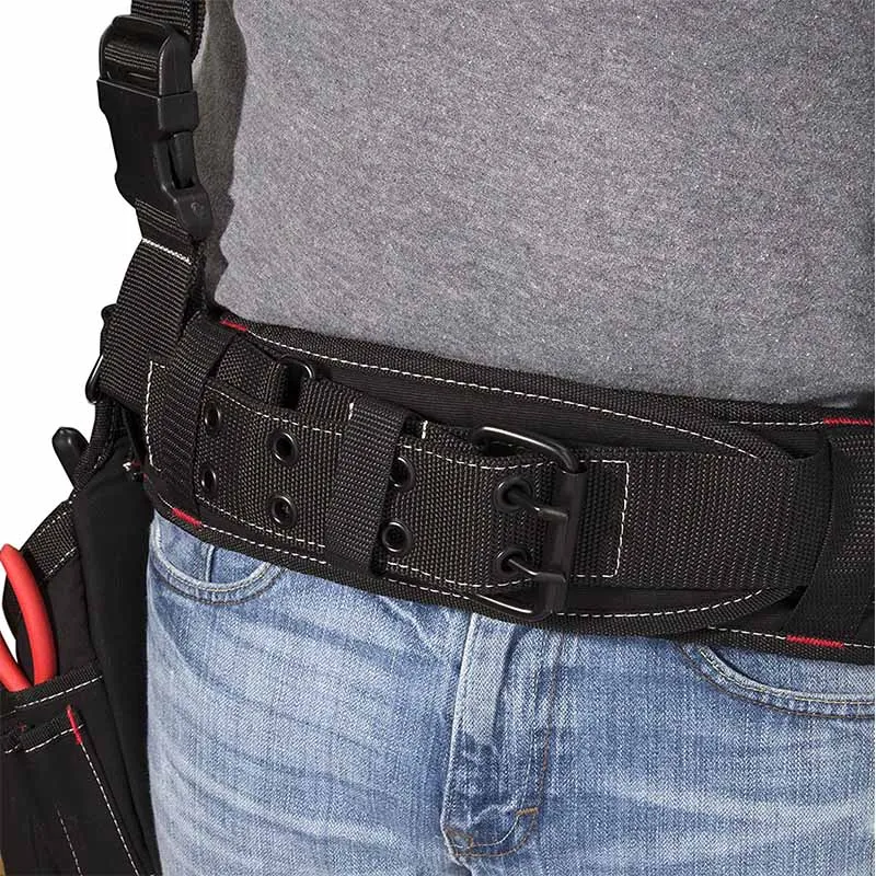 Custom Heavy Duty Padded Carpenter Tool Belts Maintenance Waist Apron Tool Belt Bag Waist Tool Belt with Suspenders