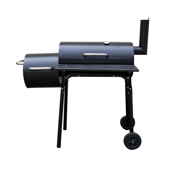 Trolley Coal Barbecue Chimney Outdoor Charcoal Grills BBQ
