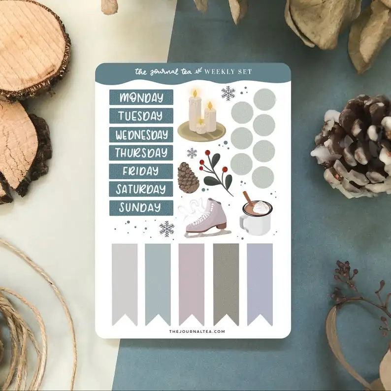 Прозрачные водонепроницаемые наклейки для ежедневника и ежедневника