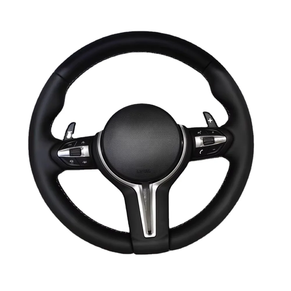 Кожаное рулевое колесо серии M для BMW F10 F11 F20 F21 F30 F31 F34 F32 F33 F36 F22 F23 F46 M3 M6 Автомобильное рулевое колесо аксессуары