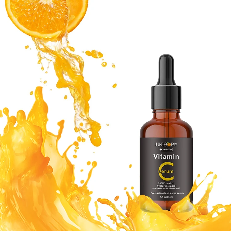 New Pattern Oem Odm Serum Moisturizing And Soothing Skin Vitamin E Whitening Vitamin C  Face Serum