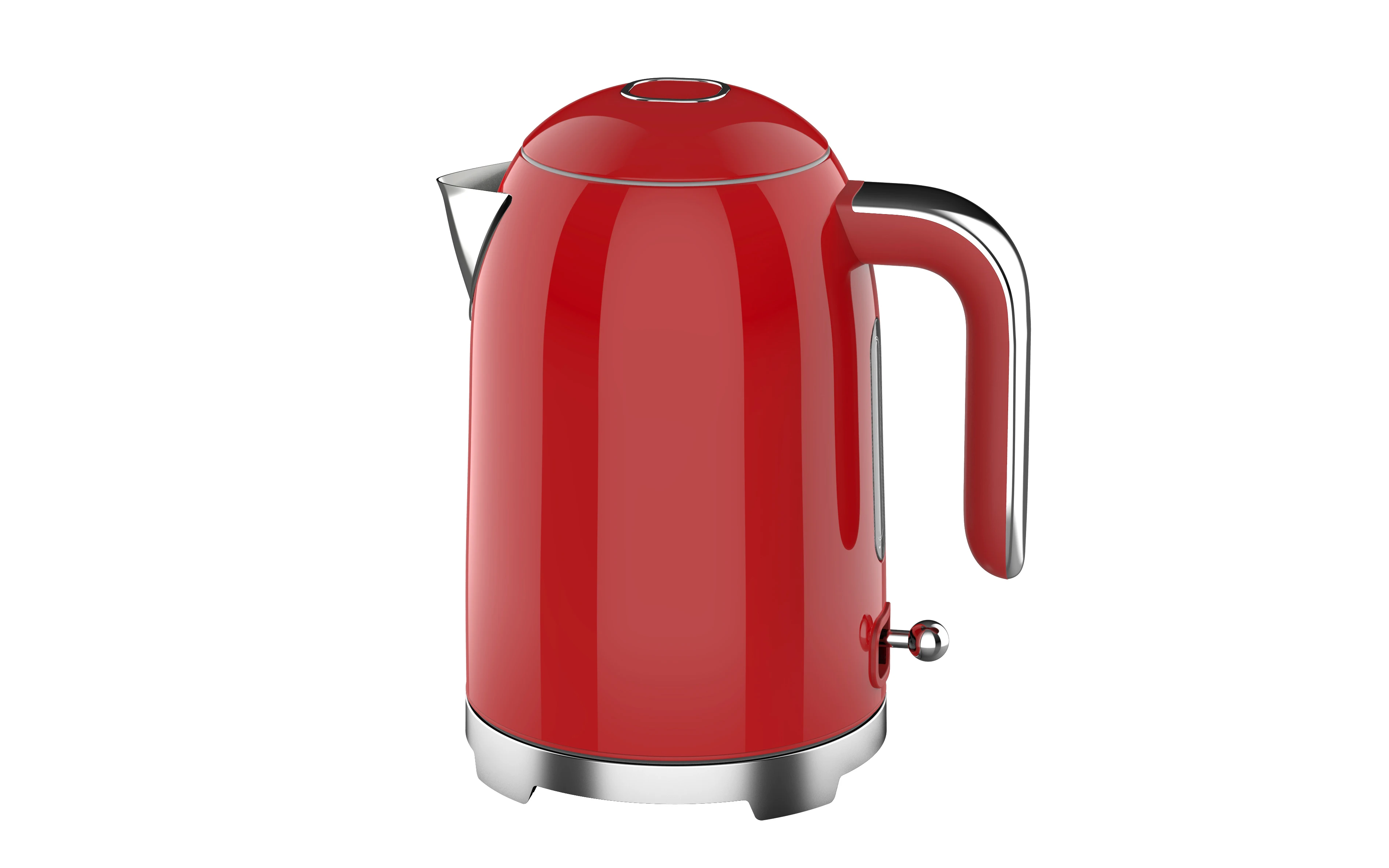 Factory Custom Portable water electric kettles  Home Appliances 1.7L Retro Stainless Steel Electric Kettles