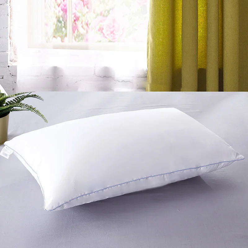 Luxury pillows for bed Queen Size Hotel White Cotton Pillows Down Alternative
