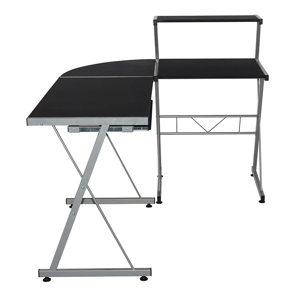 L-shaped mul-tifuncional new ergonomic metal stand reception computer desk scorpion racing gaming office desks PC corner table