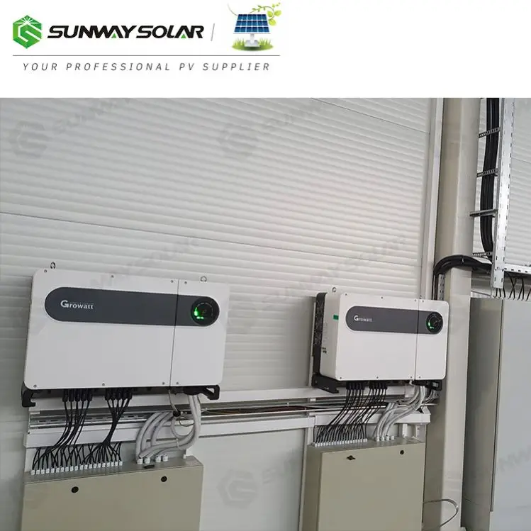 Growatt Max Series 100kw Big Capacity Pv Power Inverter 120kw 125KW On Grid Inverter For Commercial Use