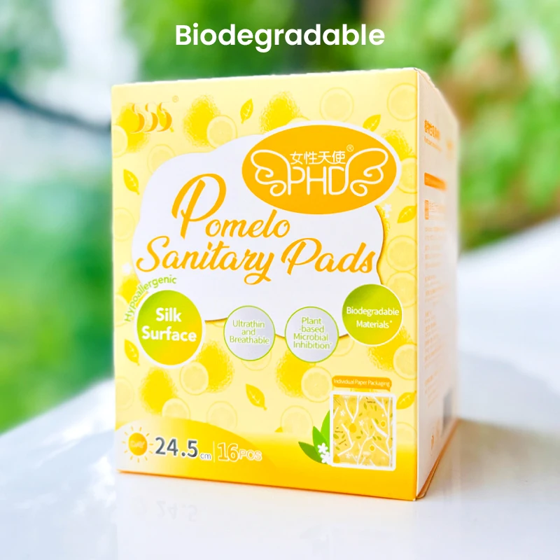 Wholesale Menstrual Hygiene Products Biodegradable Organic Cotton Sanitary Pads For Women