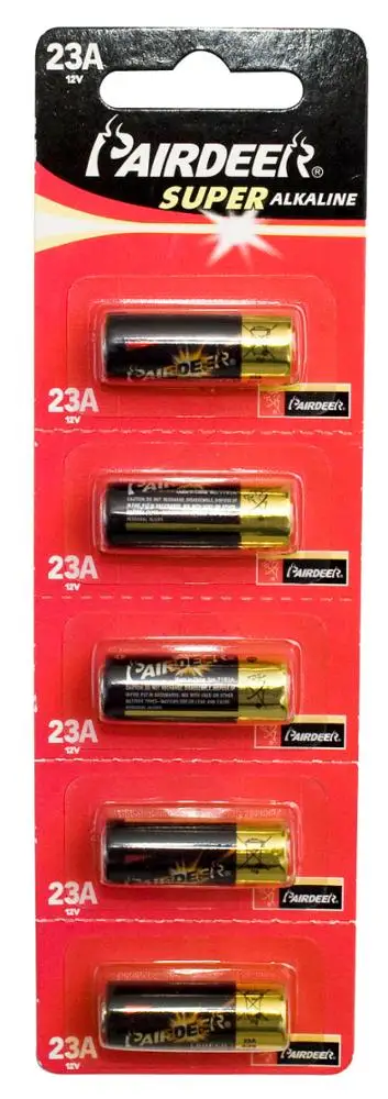 
Hot selling OEM Pairdeer Zinc manganese size 23A 12V 