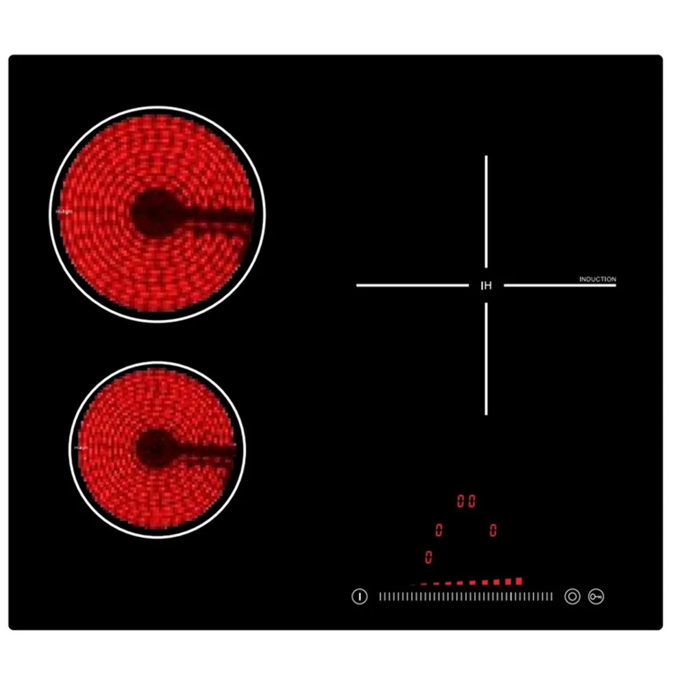 Hot Selling Built In Electric Stove 3 Burner Indoor Induction Cooker Infrared Hybrid Hobs Cooking Appliances