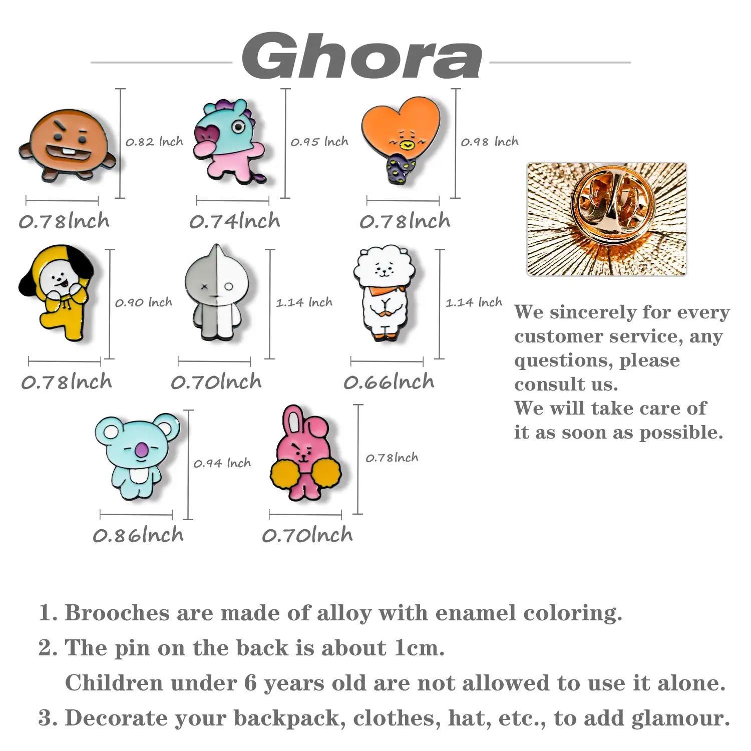 Factory prices famous brands enamel pin custom kpop pin badge