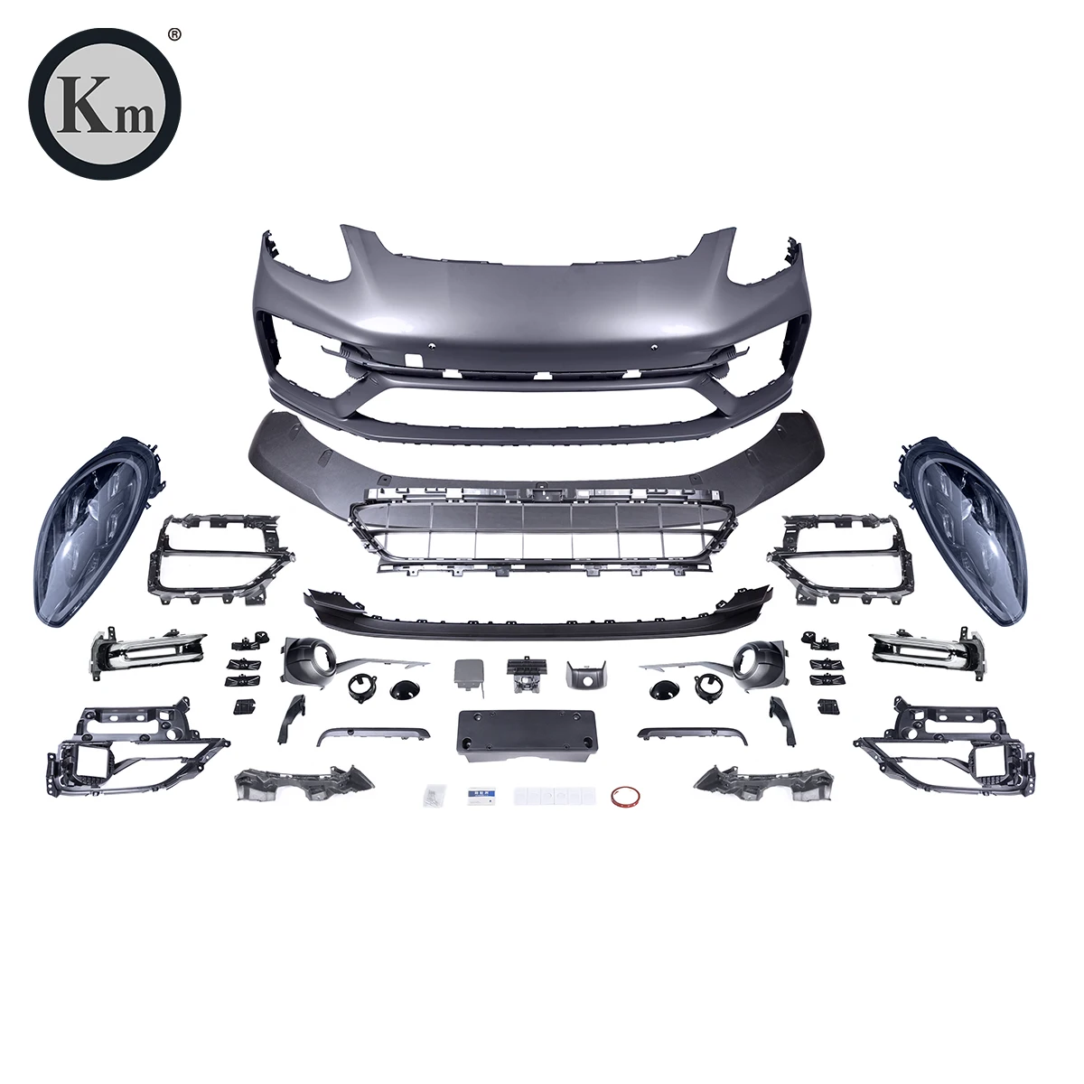 KM  for 2011-2016  panamera 970.2  970.1upgrade  2017-2021 971.2 turbo s style front bumper body kit facelift LED  headlight