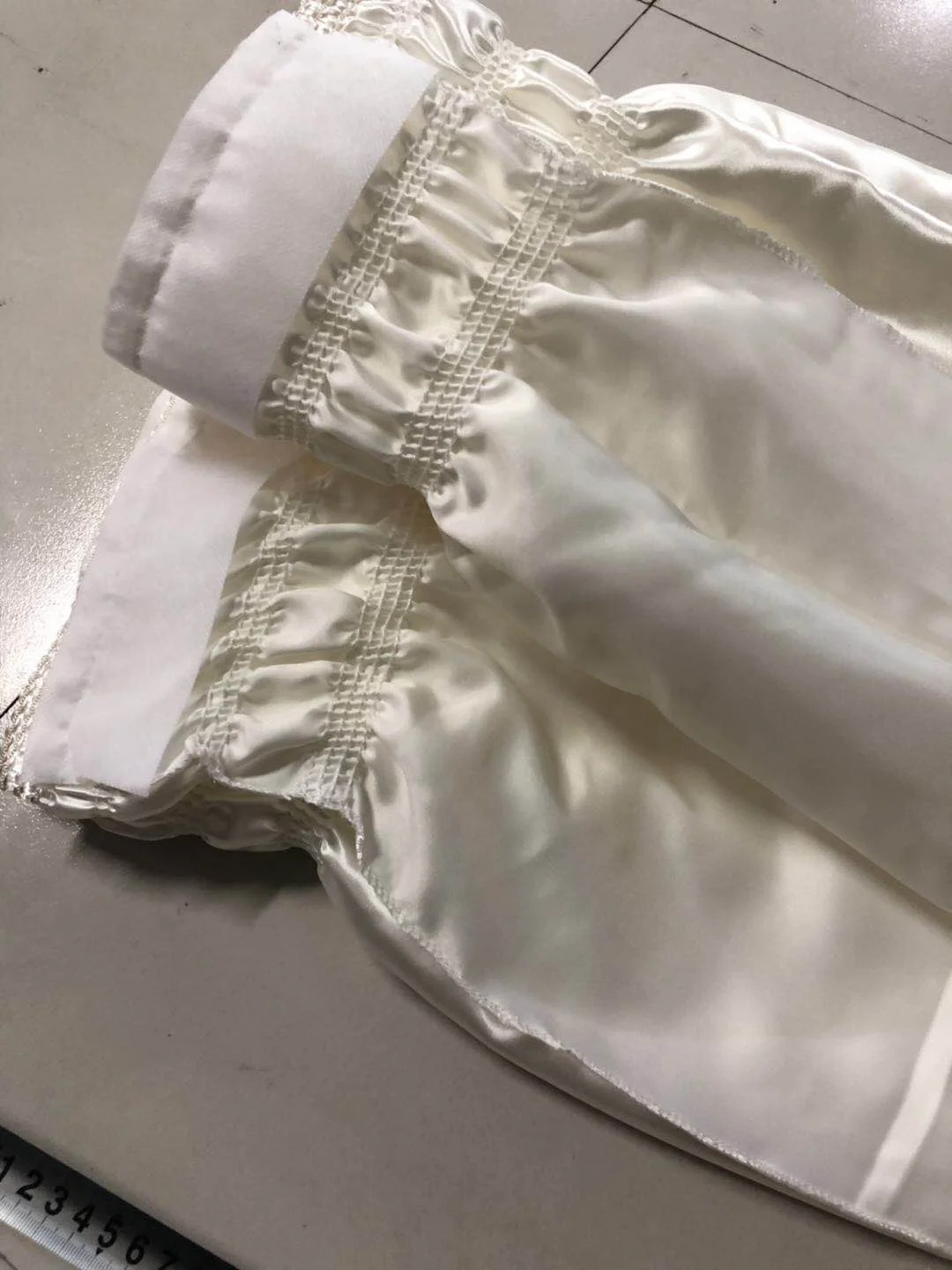 China manufacturer high quality satin coffin drapery decoration coffin  interiors casket lining