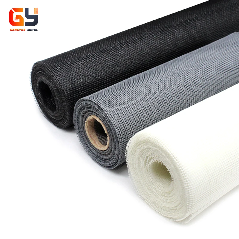 High Quality Fiberglass Mosquito Nets, Black White and Grey Coated Fiberglass Insect Screens