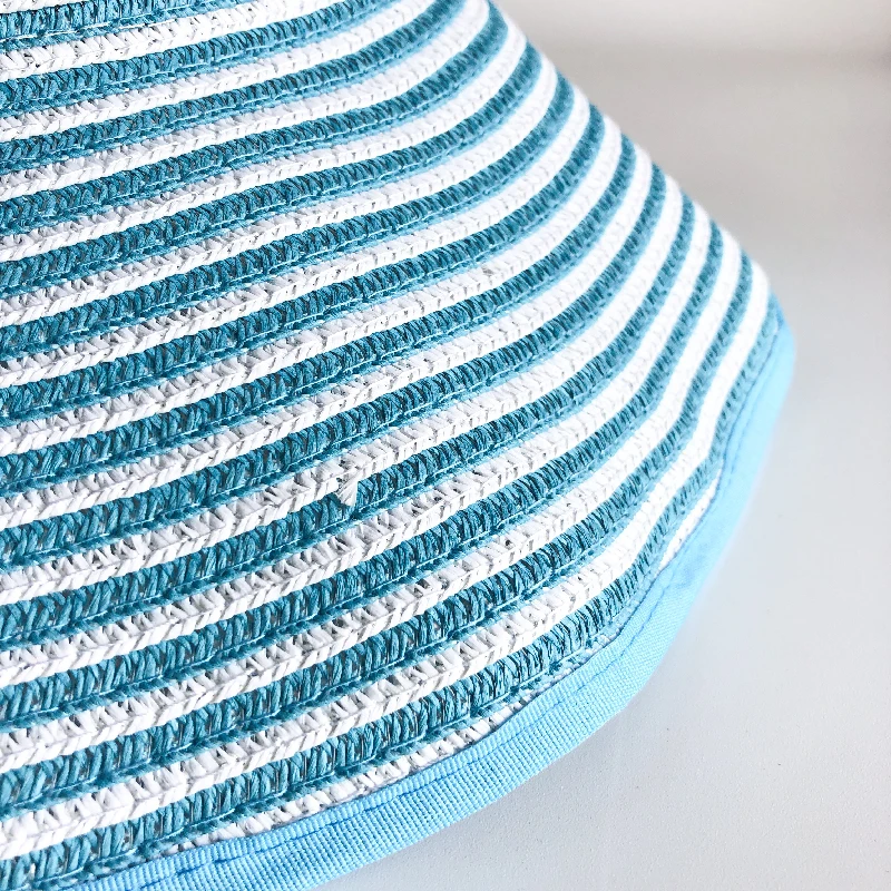 summer sun protection UPF 30 women wide brim beach wholesale straw hat