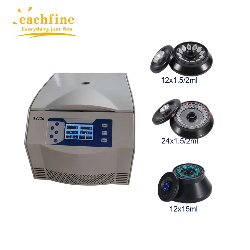 Table top LCD touch screen display high speed MAX 21000 rpm refrigerated centrifuge