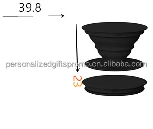 Fit All of Cell Phones Round Finger Ring Stand Mobile Lazy Round Phone Holders Plastic Foldable Pop Ups