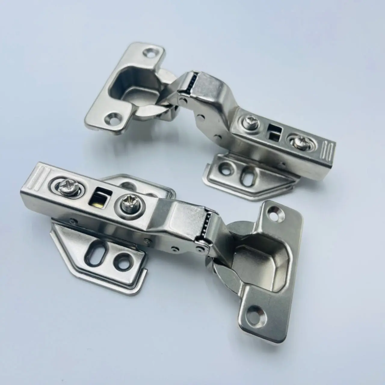 Manufacturer Factory Wholesale Furniture Hardware Two Way Iron Normal Kitchen Cabinet Hinges