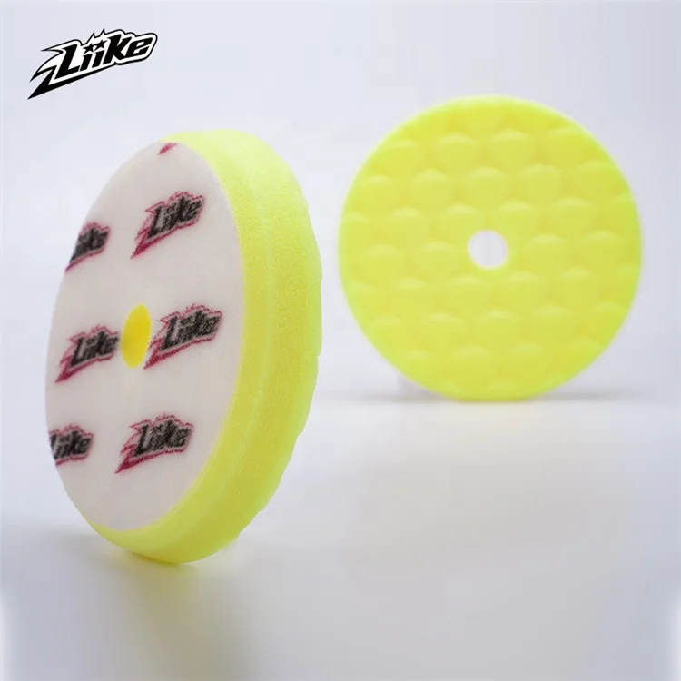 6 Inch Low Gravity Center Drop Shaped Car Care Polishing Germany Shonge Buffing Waxing Foam Pads Tool Cutting Finishing Pad