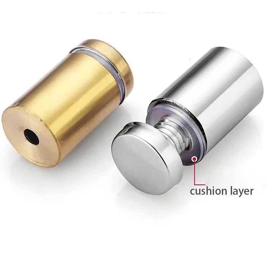 Best sales Sign Stainless Steel Standoff Screw Advertising Screws Wall Standoff Mounts Glass Acrylic Nail