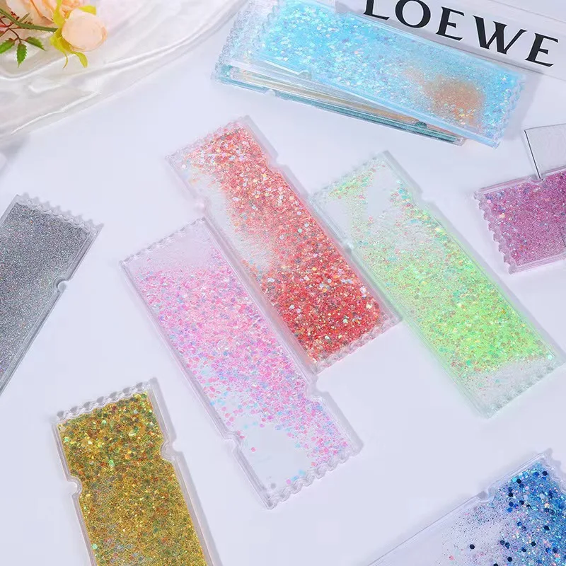 Acrylic Block Acrylic Anime Character Scene Layered Printing Flash Sandbrick Guka quicksand Plastic Key Chains