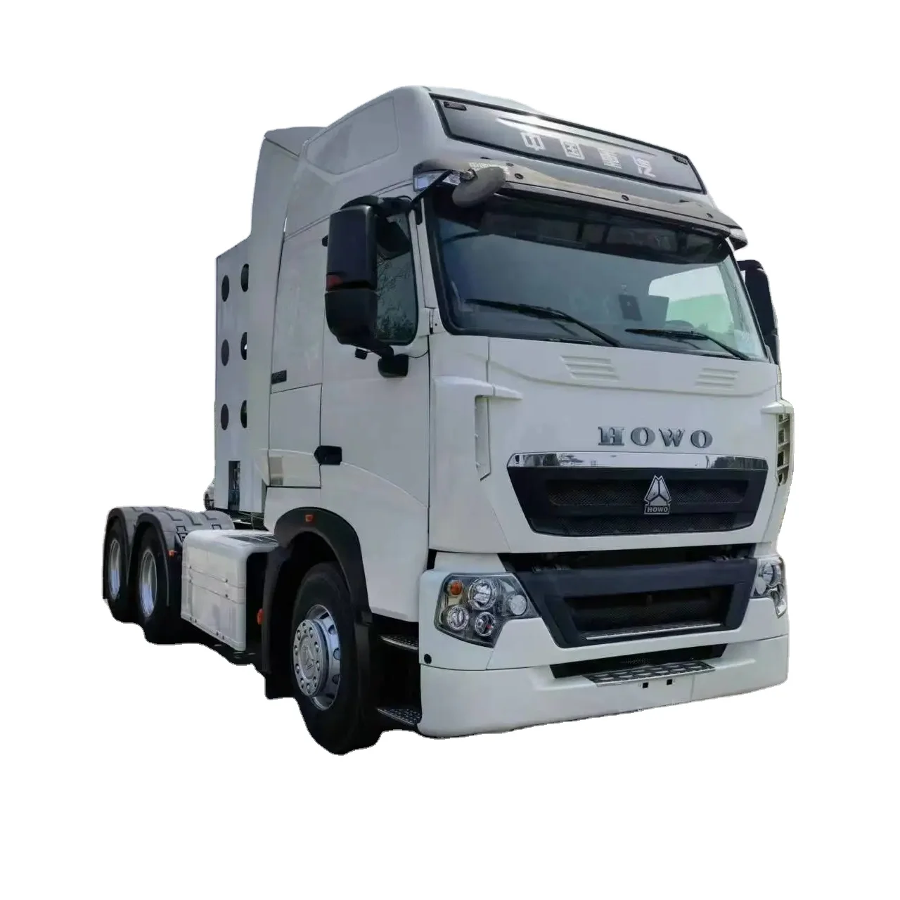 Хорошее состояние Sinotruk подержанные Howo T7h тракторные грузовики CNG 6x4 430 л.с. для продажи