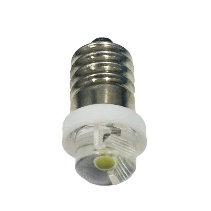 hot sell E10 led flashlight bulb P13.5S screw 1W 3V 4.5V 6V indicator signal instrument replacement bulb
