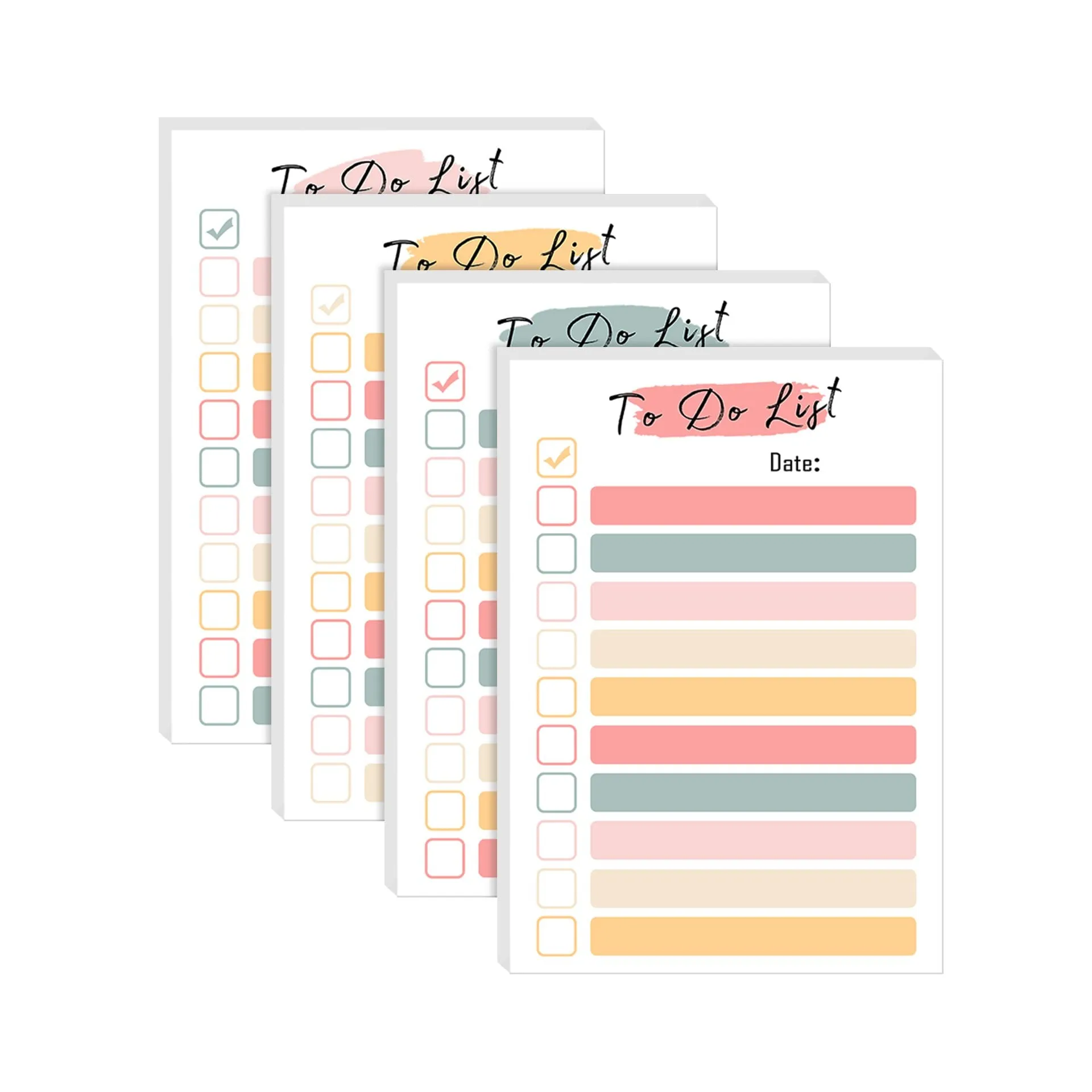Customize Home Office Kids Adhesive Memo Pad Portable Daily Planner for Teacher Appreciation Gifts To Do List Notepad