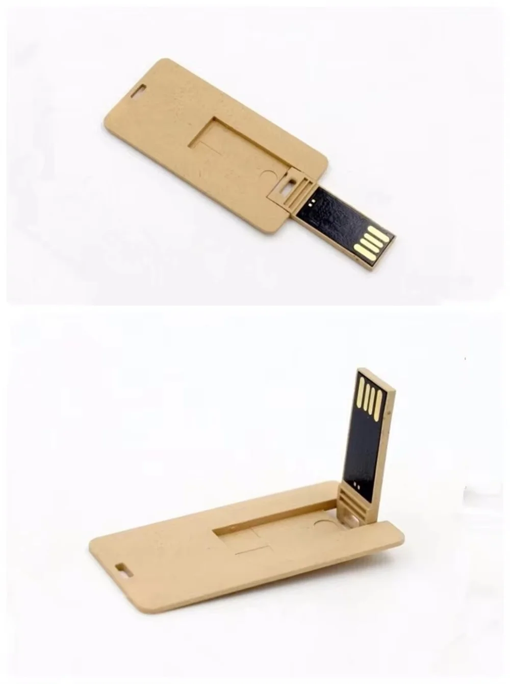 Eco-Friendly Pendrive Usb 2.0/3.0 Paper Made Credit Cards 2Gb 4Gb 8Gb Usb Flash Drives New Listing Wholesale Memory Sticks