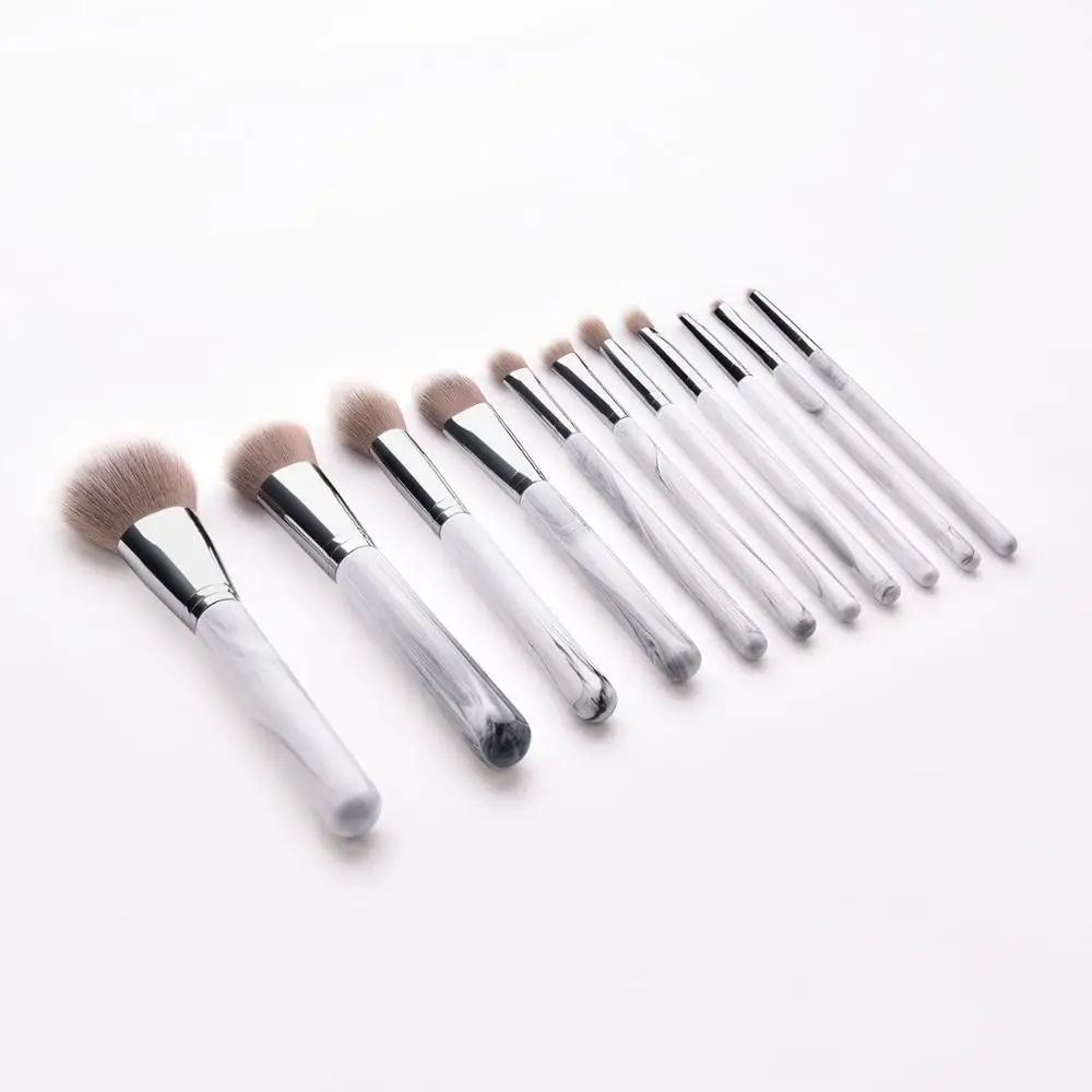 11pcs High Quality Makaeup Brush Personalized Makeup Brushes Set New Style Makeup Brush Aluminum Lip Gloss Private Label 2 Sets