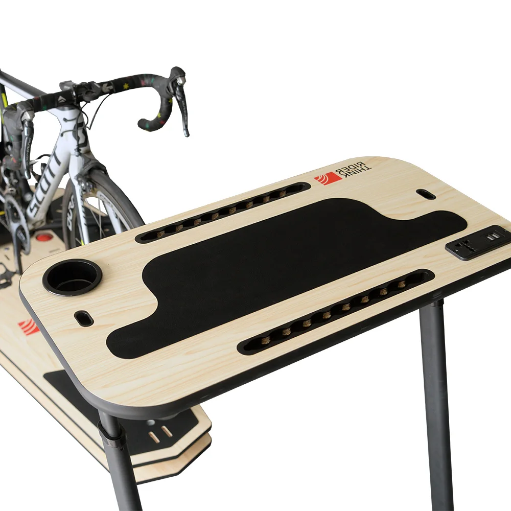 ThinkRider Height Adjustable Indoor Cycle Bike Trainer Table Desk Laptop