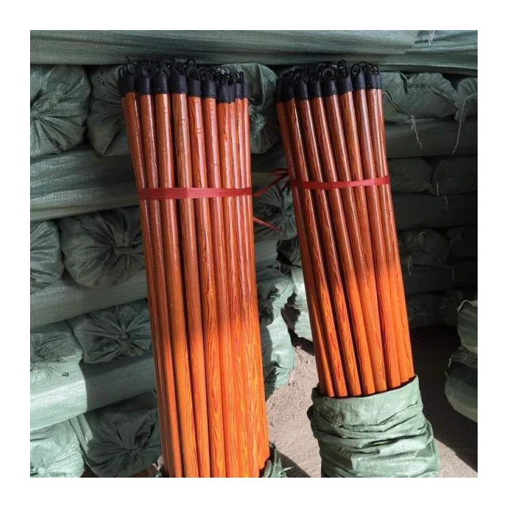 Quality and Durability Combined Wholesale PVC Coated Wooden Handle Mop Sticks Broom Handle