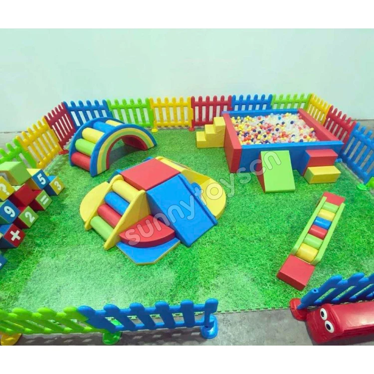 Kids Party area Forest Theme Foam Indoor Soft Play Set Ball Pit