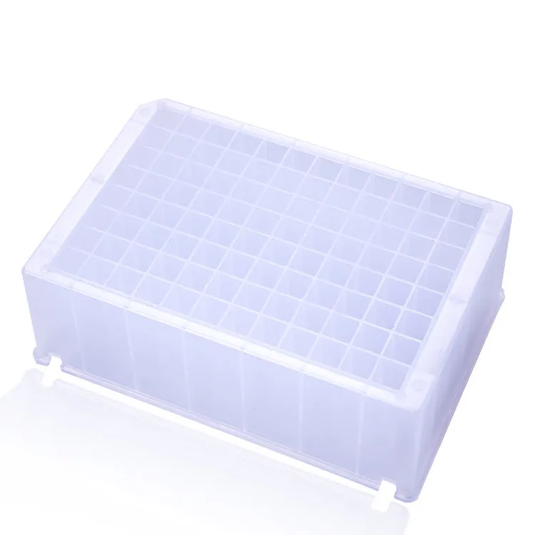 2 мл квадратная V-образная Нижняя пластина с глубоким лучом 96 для