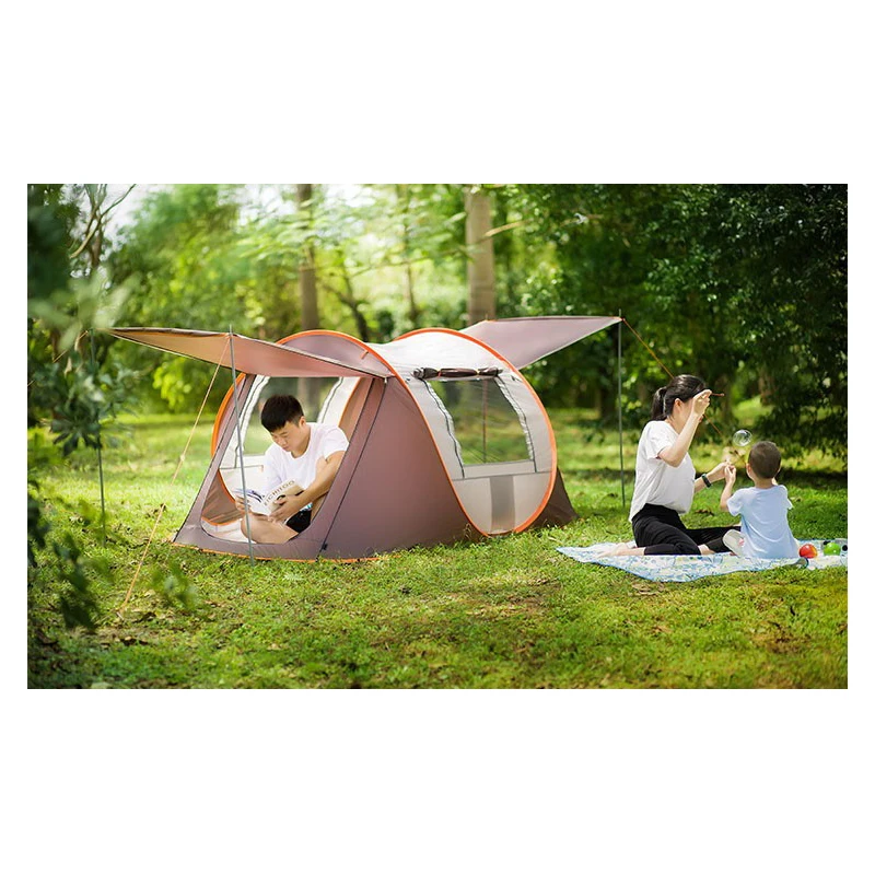 Whole Automatic 3-4 persons opening foldable Waterproof Camping Tents Camping Family Outdoor custom hiking other Tent