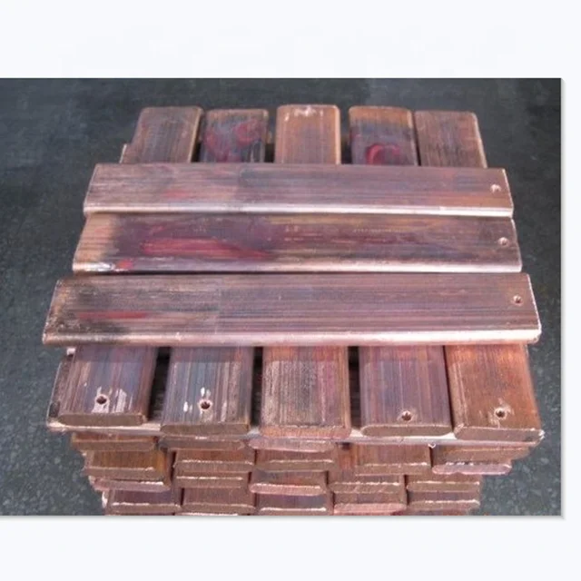 Wholesale High Strength and Purity 99.99% Brass Ingot Red Yellow Copper Ingots with Cheap Price 650*150*80mm