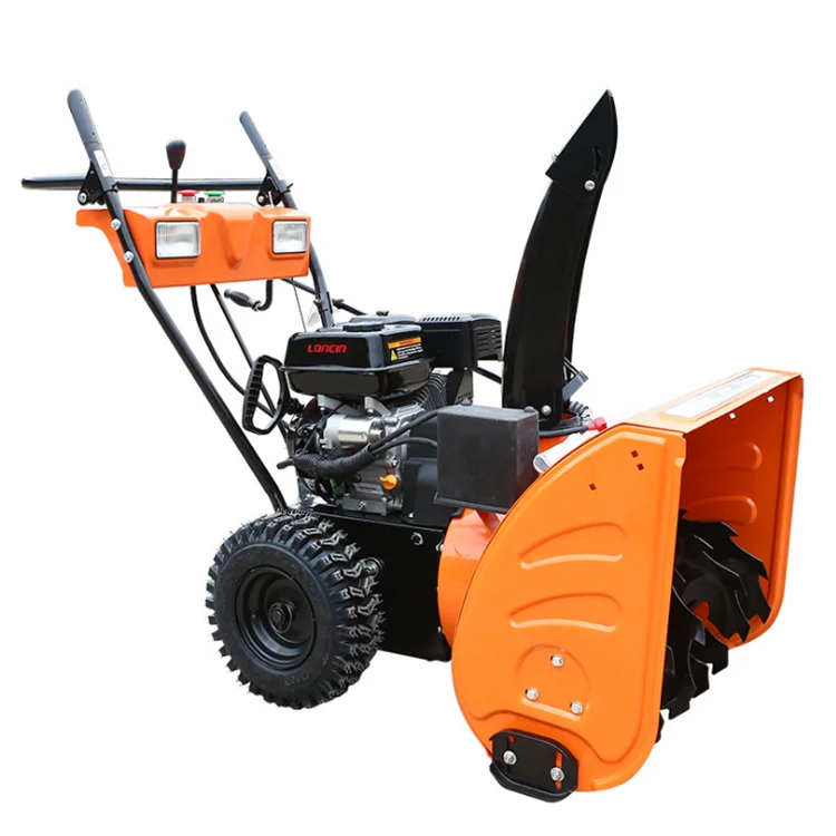 6.5Hp  hand push gasoline  snow move machine