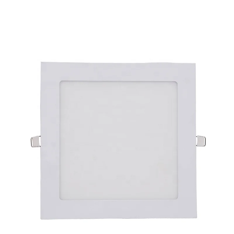 
White 2 Years Warranty Square SMD2835 6W Recessed Led Flat Panel Lighting 